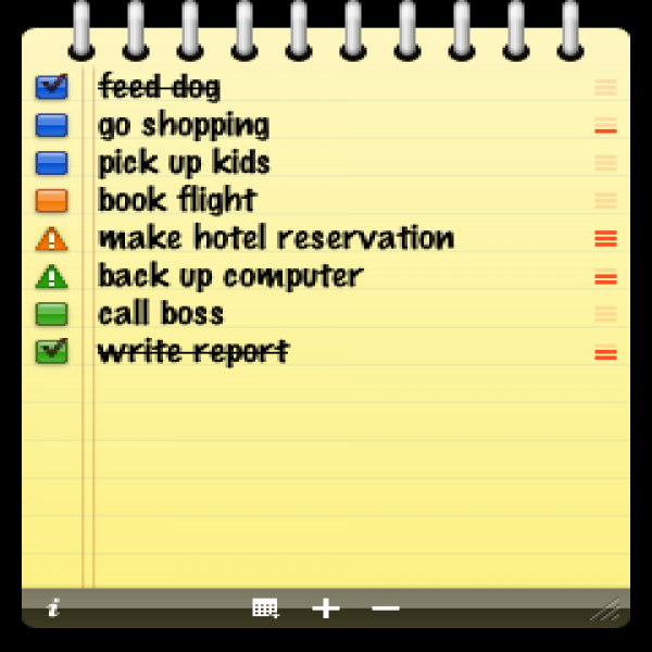 To Do Widget (for Mac OS X) | task list widget | task list widget 