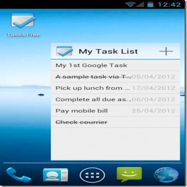 Tasks For Android: Holo-Themed To-Do List App With Google Tasks Sync | task list widget | task list widget 