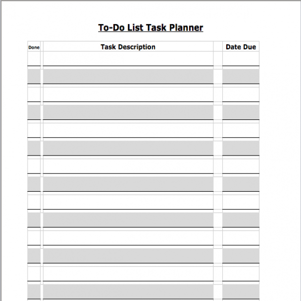 work task list template habbowildtk. additionally you always have .. | task list planner 