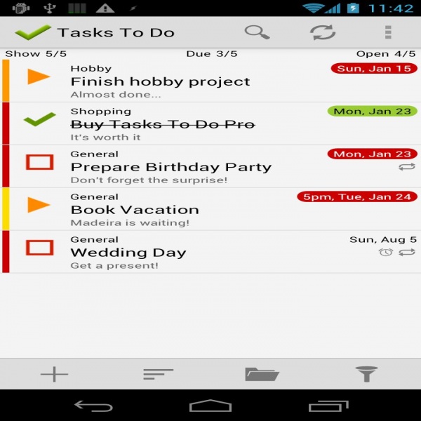 Tasks To Do Pro, To-Do List : Keeping Things Organized - Android .. | task list android 