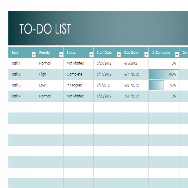 Monthly To Do List Template | Sample Format | monthly task list | monthly task list 