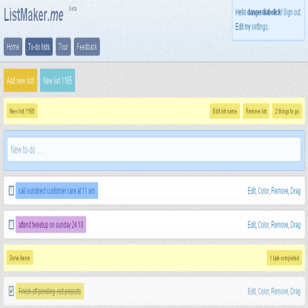 Online To-do list task manager with List Maker | task list online | task list online 