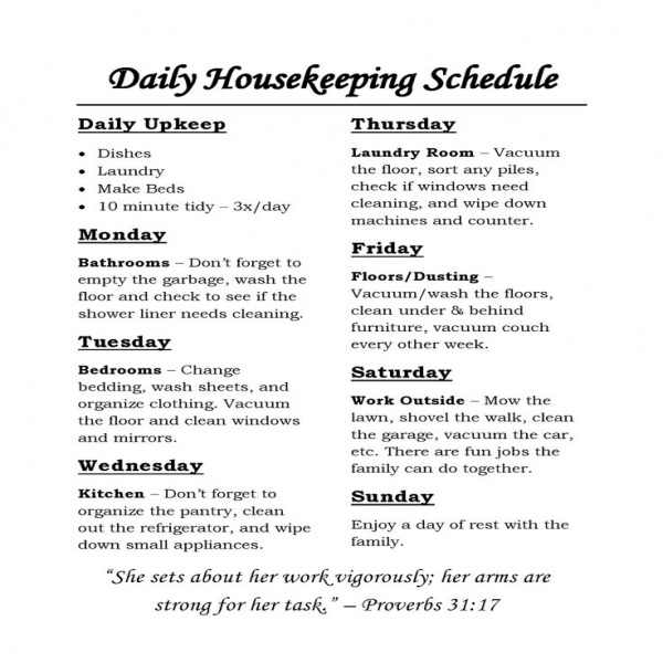 Best 25+ Housekeeping schedule ideas on Pinterest | House cleaning .. | housekeeping task list 