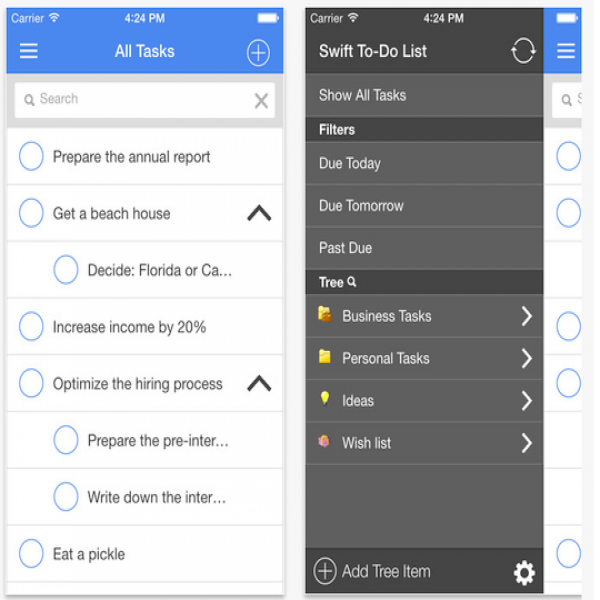 Swift To-Do List app for iPhone and Android released! – Dextronet .. | task list app 