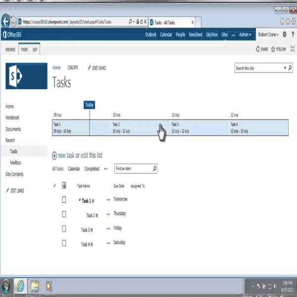 Introduction to SharePoint 2013 tasks - YouTube | sharepoint task list | sharepoint task list 