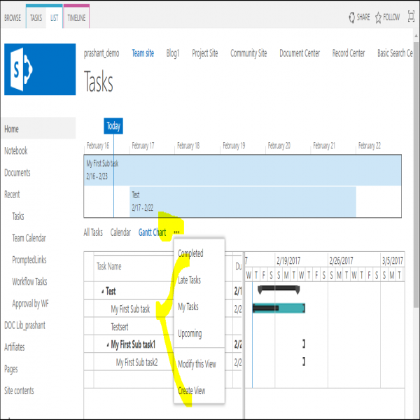 Manage Tasks List In SharePoint Online | sharepoint task list | sharepoint task list 