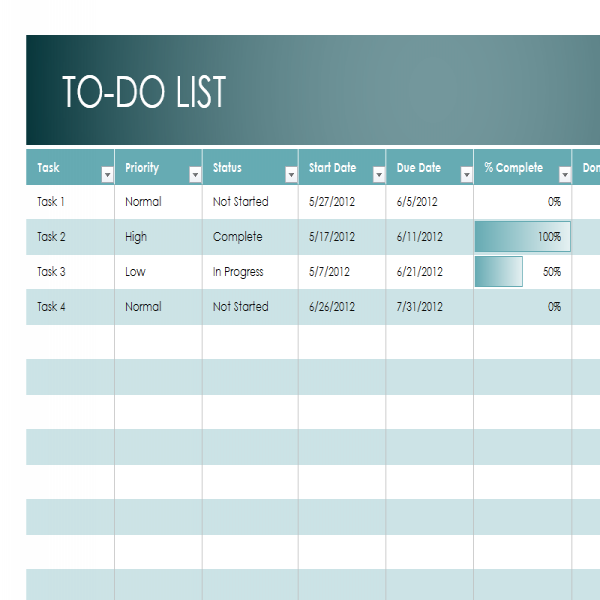 Monthly To Do List Template | Sample Format | monthly task list template | monthly task list template 