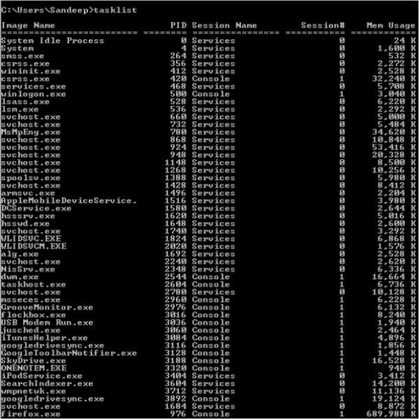 How Kill Windows Processes from Command Prompt Using Taskkill | task list cmd | task list cmd 