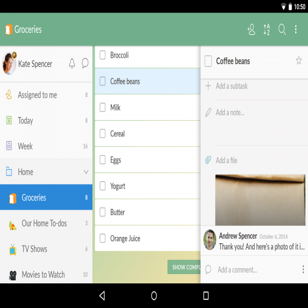 Wunderlist: To-Do List & Tasks - Android Apps on Google Play | to do list app | to do list app 