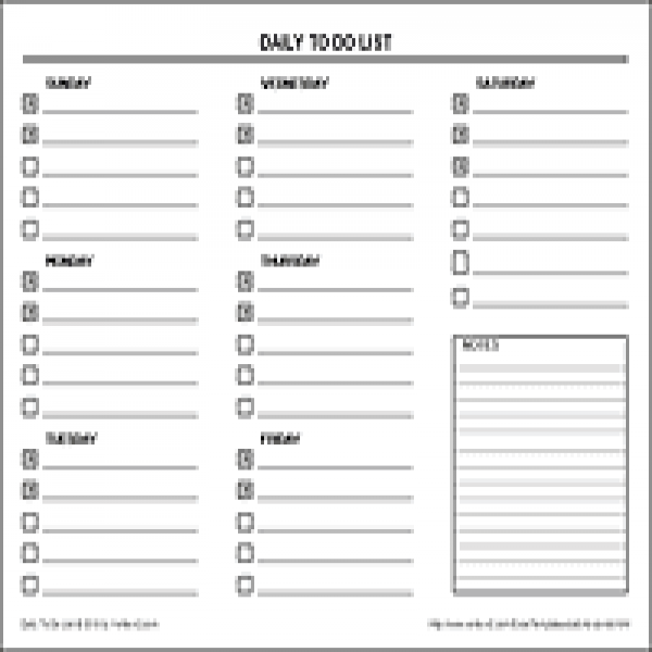 20+ Printable To Do Lists and Task List Templates | to do list template pdf | to do list template pdf 