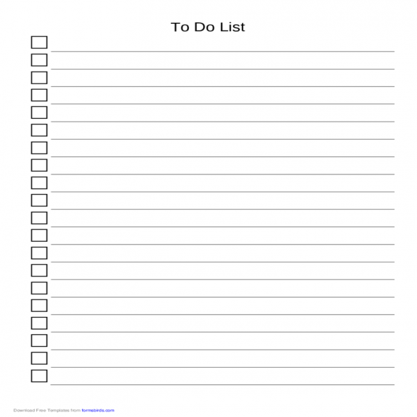 To Do List Template - 11 Free Templates in PDF, Word, Excel Download | to do list template pdf | to do list template pdf 