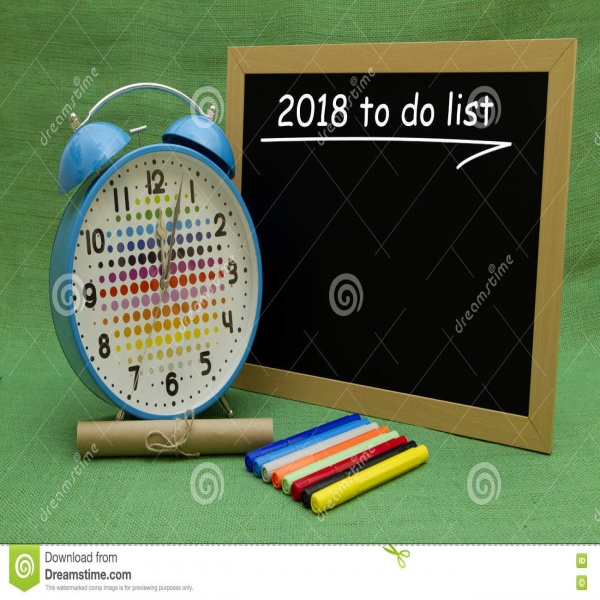 2018 New Year To Do List | to do list 2018 