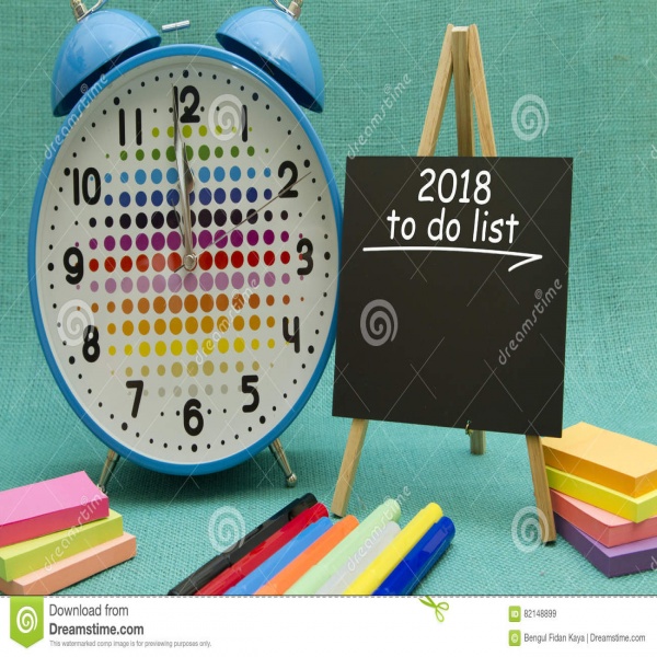 2018 New Year To Do List Stock Photo - Image: 82148899 | to do list 2018 | to do list 2018 