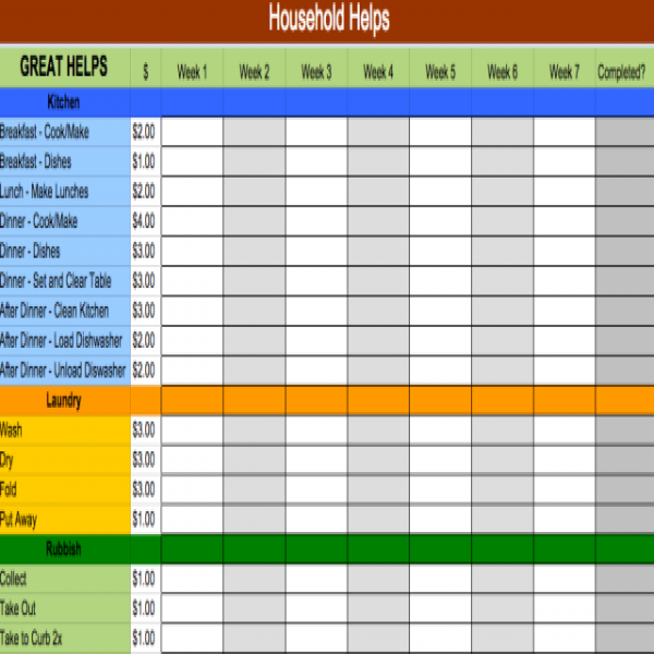 Google Docs Price List Template