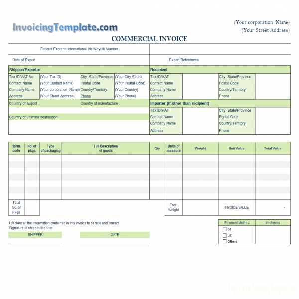 Invoicing Template with Logo | Invoice Template With Logo | Invoice Template With Logo 