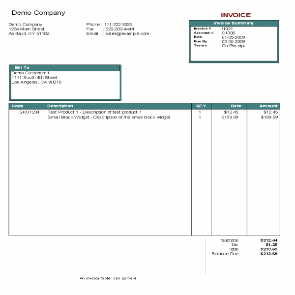 Invoice Template With Logo * Invoice Template Ideas | Invoice Template With Logo | Invoice Template With Logo 