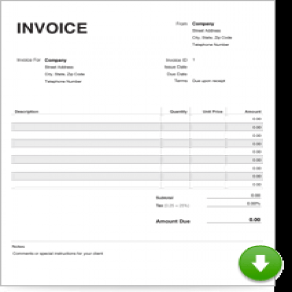 Free Resources and Timesheet Templates - Harvest | Invoice Template Pdf | Invoice Template Pdf 
