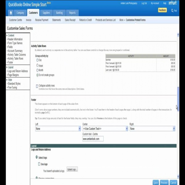 QuickBooks Online Tutorial - How to create professional invoices .. | Quickbooks Online Invoice 