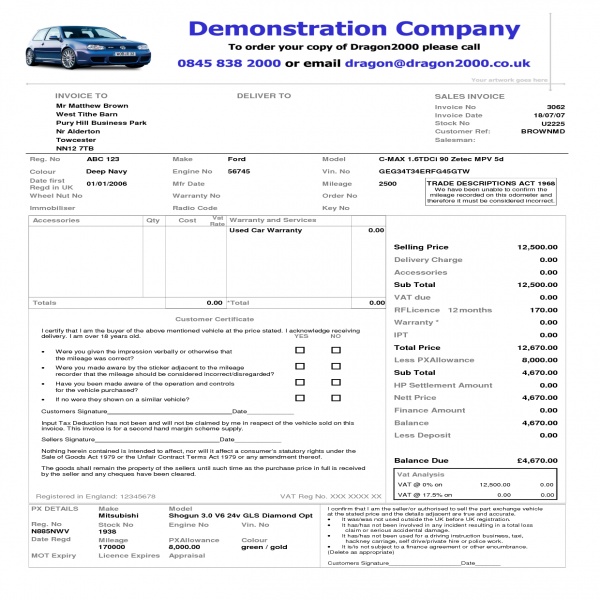 Vehicle Invoice Template | free to do list | Vehicle Invoice Template | Vehicle Invoice Template 