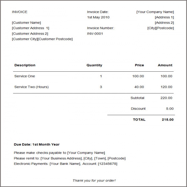 Basic Invoice Template. Basic Invoice Template Word Has Been .. | Invoice Template In Word Format 