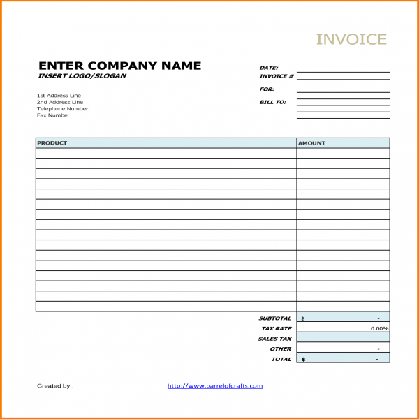 7+ Generic Invoice Template | Receipt Templates | Generic Invoice | Generic Invoice 