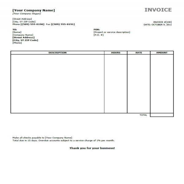 Printable Invoices. Invoice Templates Printable Free | Invoice .. | Generic Invoice 