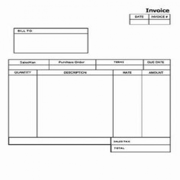 Blank Invoice To Print | printable invoice template | Blank Invoice To Print | Blank Invoice To Print 