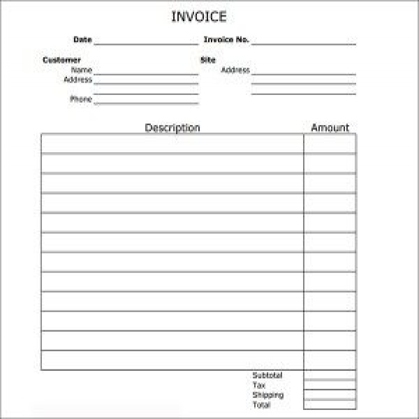 Download-Blank-Print-Paper-Invoice-Templates | Blank Invoice Paper | Blank Invoice Paper 