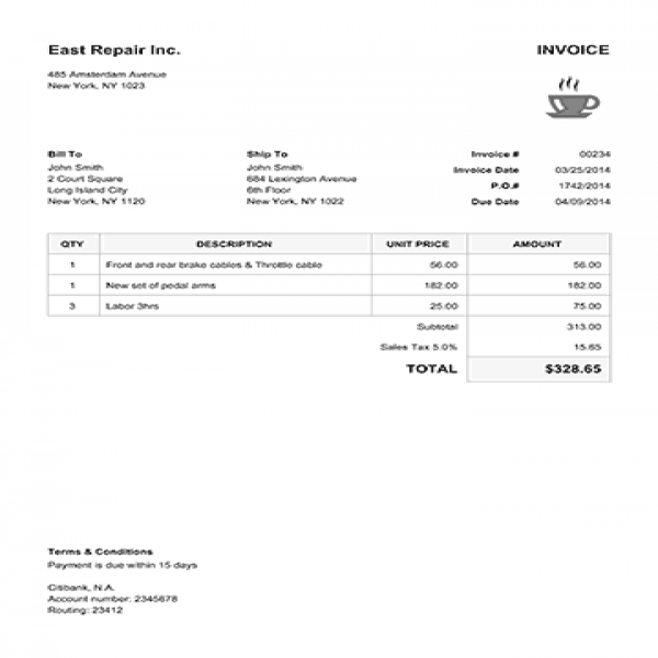 100 Free Invoice PDF Templates | Print & Email | Invoice Template | Invoice Template 