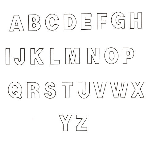 Alphabet Letter Templates