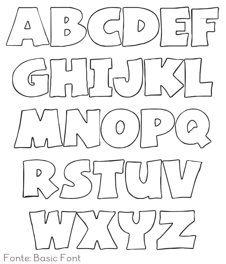 Alphabet templates and Banners