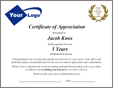 20 Free Certificates Of Appreciation For Employees : Editable 