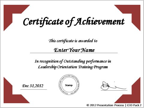 Powerpoint Certificate Templates Casseh.info