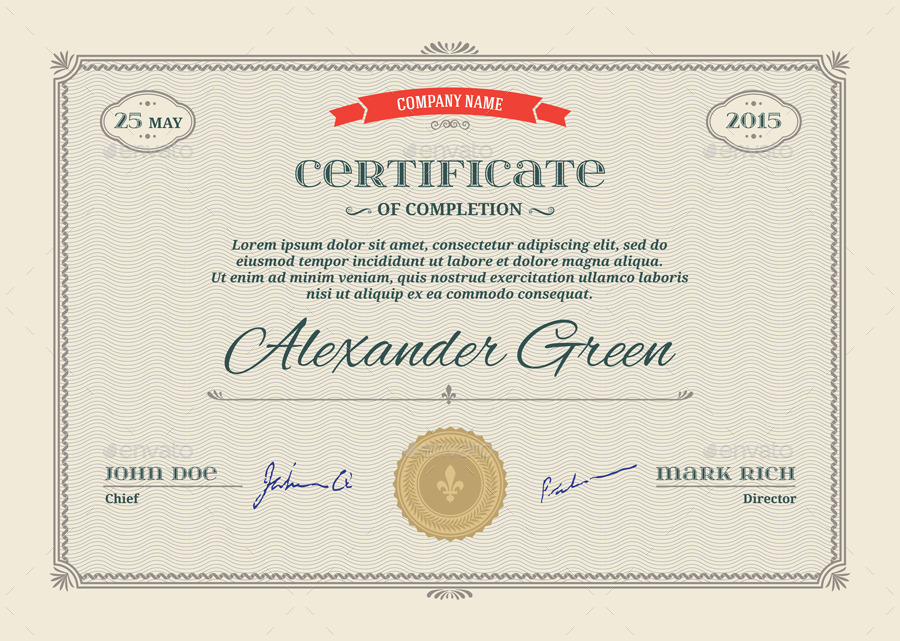 18+ PSD Certificate Templates PSD, Free Formats Download