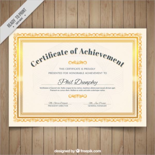 Psd Print Certificate Template | Misc Print | Pixeden