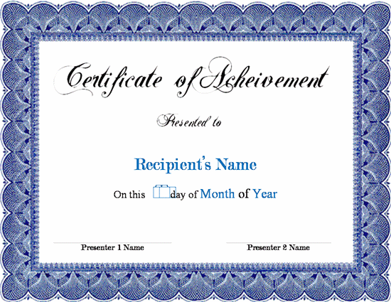 Pics Photos Certificate Templates Microsoft Word Best Templates 