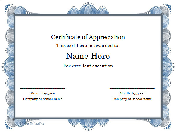 Free certificate templates for Word | download free certificate 