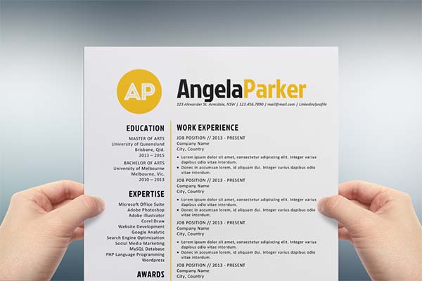 Creative Cv Templates Download Word | http://webdesign14.com/