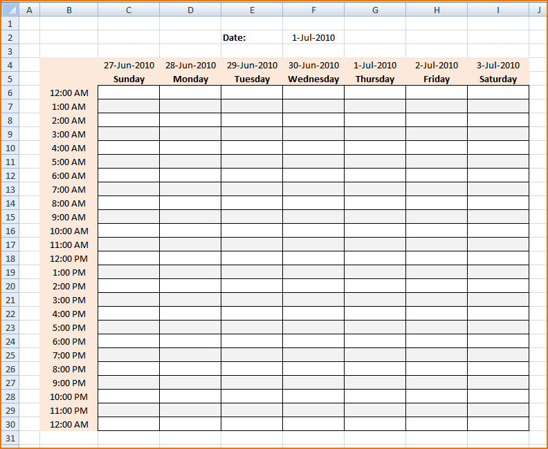 4+ daily schedule maker | teknoswitch