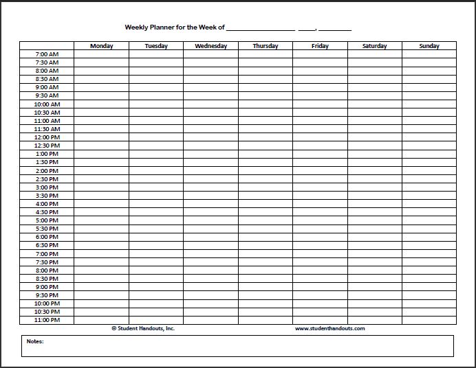 Hourly planner ideas on Pinterest