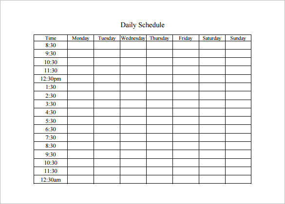 Best 25+ Daily schedule template ideas on Pinterest | Daily 