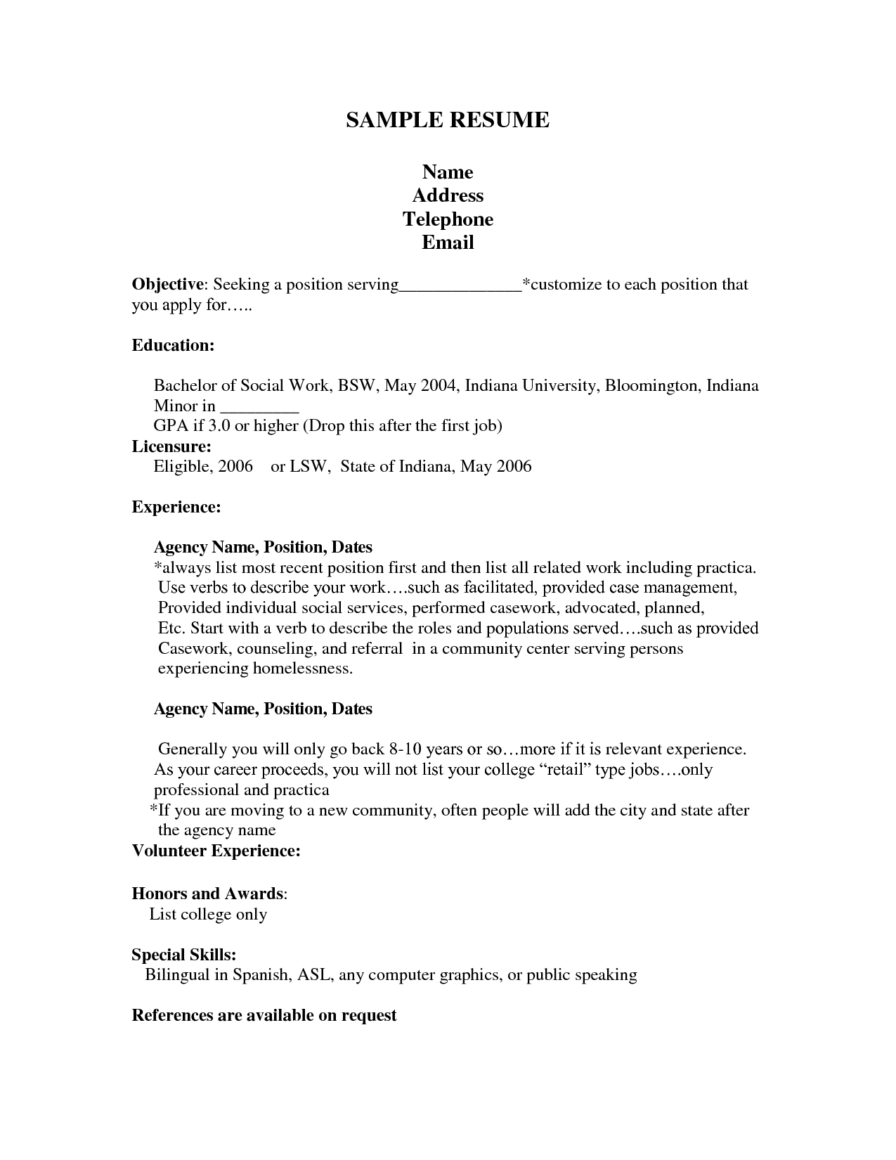 Job Resume Examples 2015 Resume Template Builder Resume 