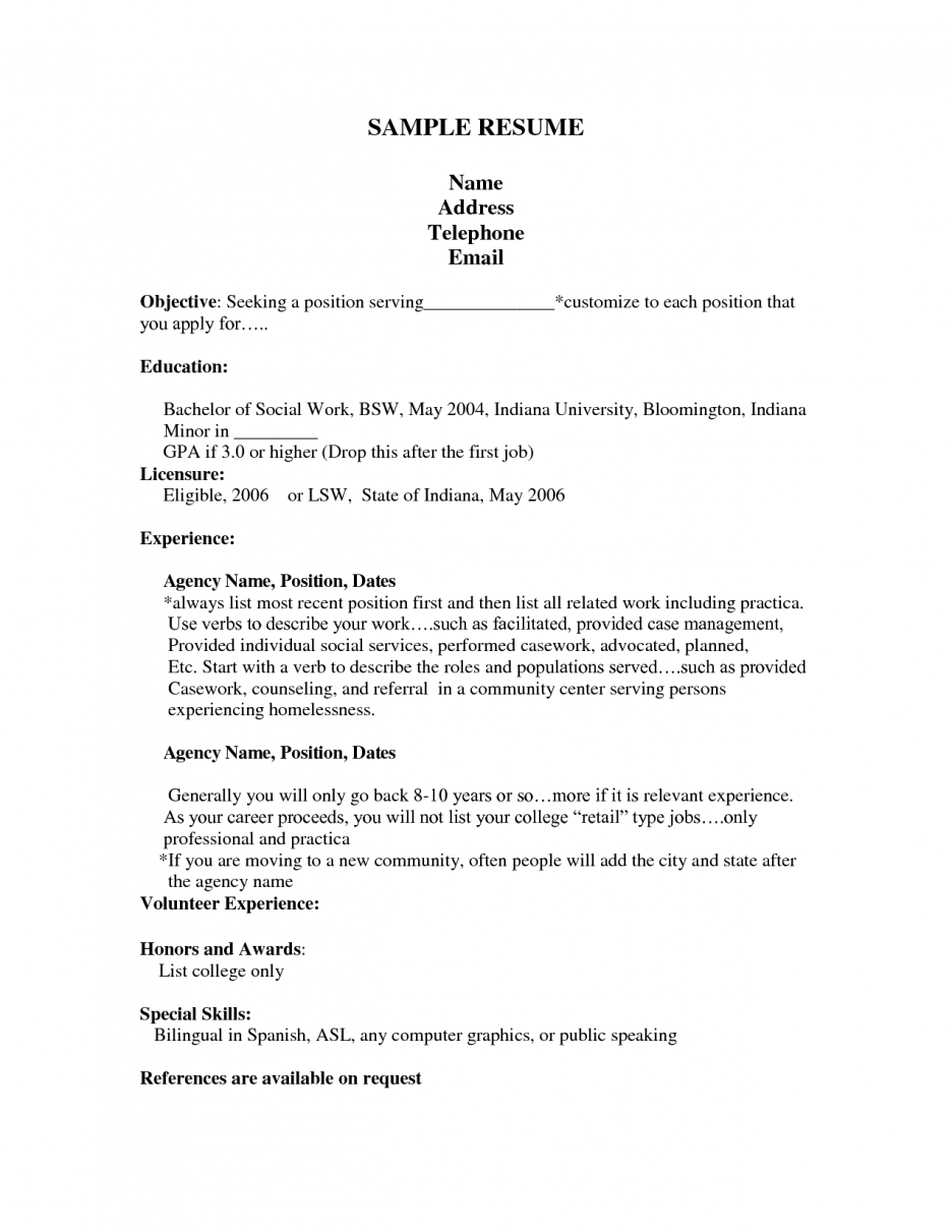 Excellent Ideas First Resume Template 3 Job CV Resume Ideas