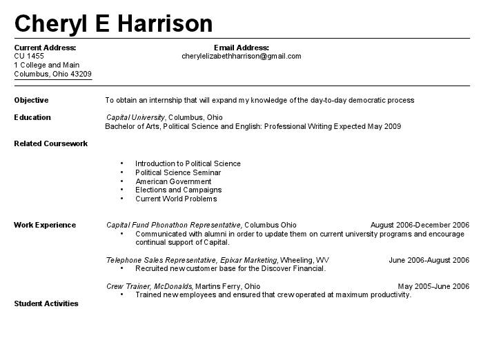 Nice Inspiration Ideas Update My Resume 5 My First Resume Resume 