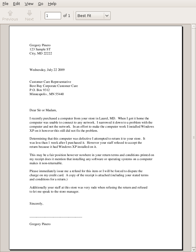 Writing Formal Business Letter Template Mediafoxstudio.com