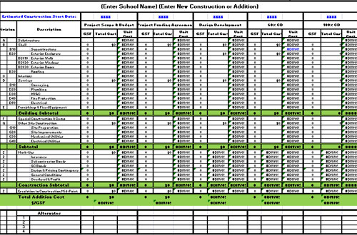 Download Free Construction Estimate Template Excel | Free 