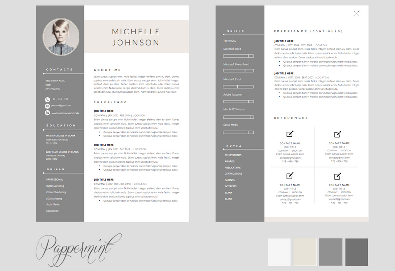 Beautiful Looking Resume Template Doc 16 The Best CV Resume 