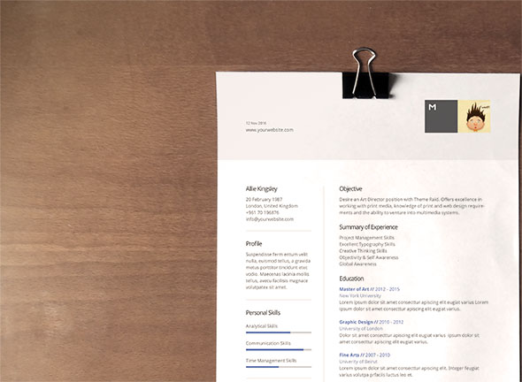 30+ Best Free Resume Templates in PSD, AI, Word DocX