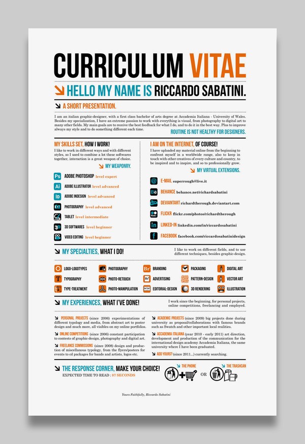 Creative Resume Template for Word (US Letter and A4) 1 & 2 Page CV Creative Resume Template for Word (US Letter and A4) 1 & 2 Page CV