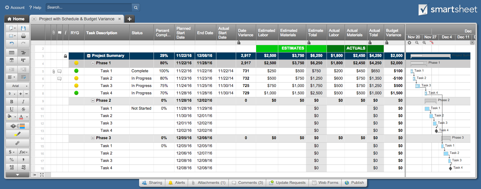  Free Project Management Templates Excel 2007 Task List Templates